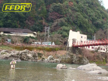 長良川（美濃地区）の入渓ポイント－美濃橋（L１）