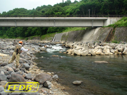 西野川の入渓ポイント－野中橋（L２）