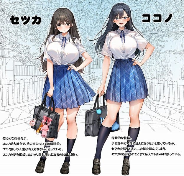登場人物　ココノ　セツカ